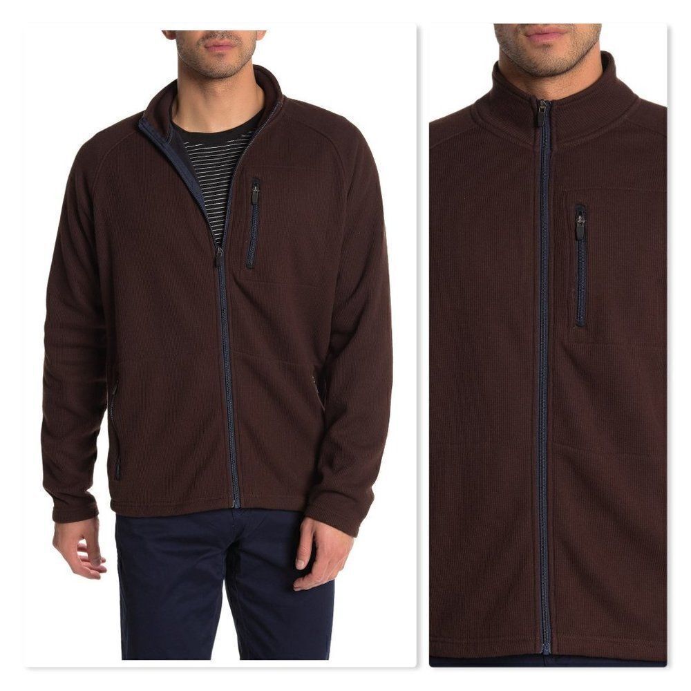 NEW: Tailor Vintage PUREtec cool® Waffle Bonded Fleece Full Zip size XXL